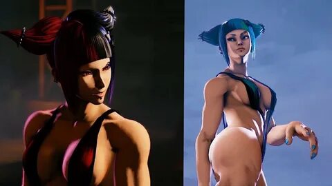 Street Fighter 5 Juri V Bikini mod(Cutscene)