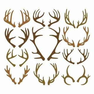 Reindeer Deer Antlers Cuttable Design PNG DXF SVG & eps File