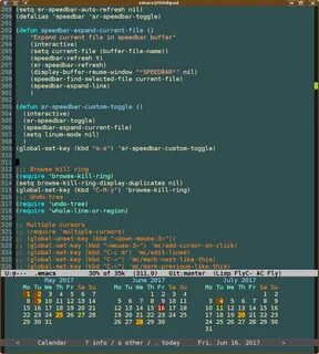GNU Emacs 25.2.1 на Athena/Xaw3d - Скриншоты - Галерея