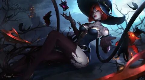 Fanowski koncept skórki Bewitching Evelynn. Jak mógłby wyglą