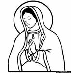 Our Lady Of Guadalupe Online Coloring Page Online coloring p