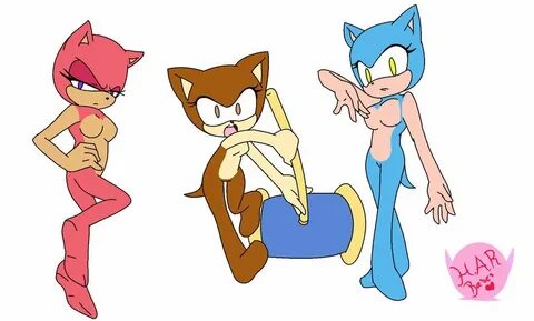 Female Sonic Base- Squad/Forms by BillieDoodlez Drawing base