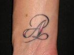 Tattoo Letter A - Alicesuryadi tattoo