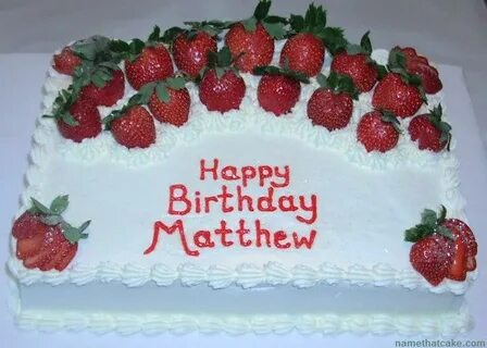 Happy Birthday, Matthew!