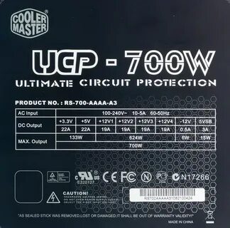 Блок питания Cooler Master UCP-700 (RS-700-AAAA-A3)