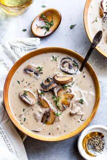 Vegan Cream of Mushroom Soup (30 minutes) Recipe Mushroom re