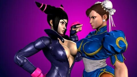 Street Fighter V (12 - Juri and Chun Li) by AdeptusInfinitus