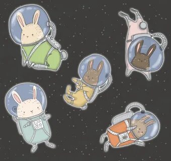 Space Bunnies on Behance