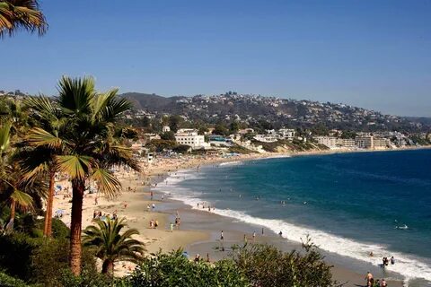 Пляж Лагуна Бич или Laguna Beach из категории самые лучшие п