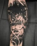 Goku Tattoo #gokutattoo #gokutattooidea Dragon ball tattoo, 