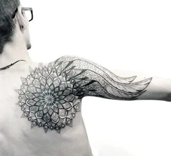 57 Impressive Geometric Shoulder Tattoos