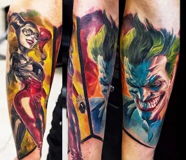 Harley Quinn and Joker tattoo by Nikolay Dzhangirov Photo 23