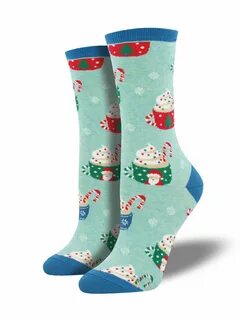 Cocoa Christmas Socks Cute socks, Christmas socks, Funky soc