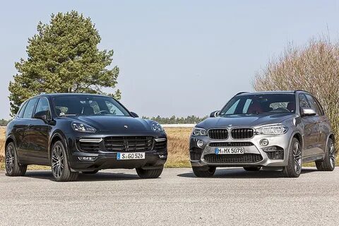 M-30 X5M F85 vs Porsche Cayenne Turbo S сравнение - BMW X5 M