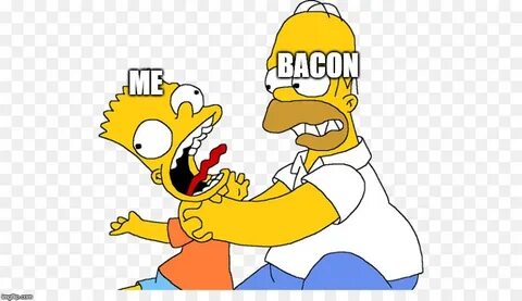 When a piece of bacon gets stuck in my throat - Imgflip