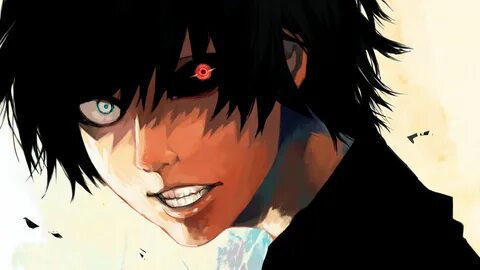 Anime Boy Black Hair Blue Eyes