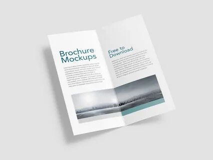 Half Fold Vertical Brochure Mockups on Behance