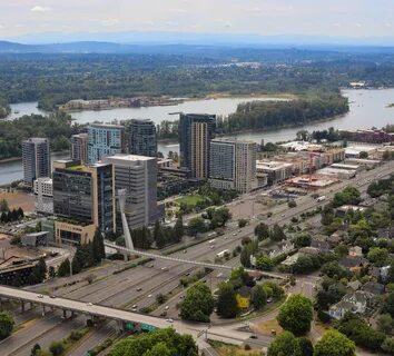 File:Portland Oregon South Waterfront from overhead - 2020 0