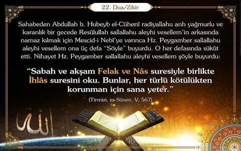 Her Hafta Bir Dua - 22.Hafta Sorularla İslamiyet