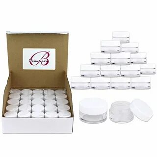 50 Jars - Beauticom High-Graded 5 Grams/5 mL BPA Free Thick 