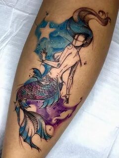 Ramón on Twitter Mermaid sleeve tattoos, Mermaid tattoo desi