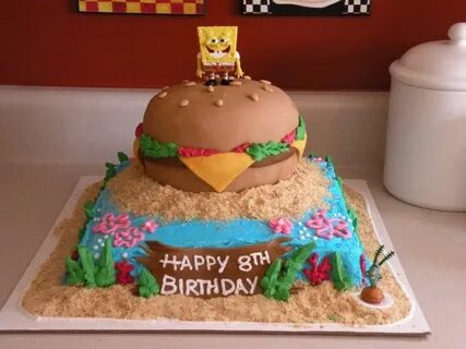 sponge bob krabby patty cake Cupcake cakes, Cake, Character 