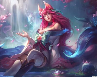 تصاویر پس زمینه League of Legends (LOL) - The Nine-Tailed Fo