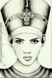Queen Nefertiti by Mutemouia on @DeviantArt Egyptian queen t