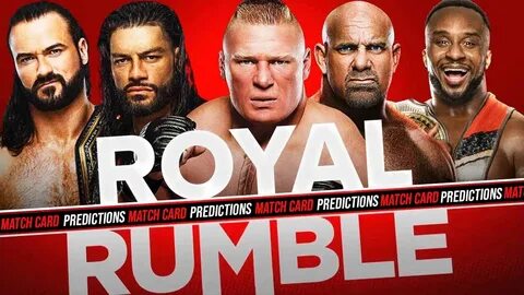 WWE ROYAL RUMBLE 2021 - MATCH CARD PREDICTIONS WWE ROYAL RUM