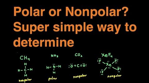 How to Determine if Molecule is Polar or Nonpolar Practice P