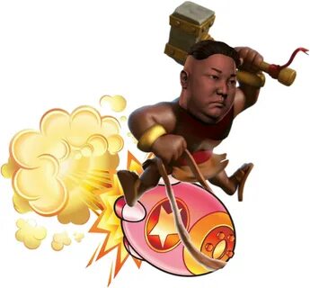 Hog Rider Of Coc Clipart - Large Size Png Image - PikPng