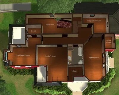 Mod Sims Halliwell Manor - Home Plans & Blueprints #151326
