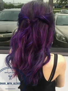 Pravana vivids purple, blue, and magenta. @hair_with_alexisc