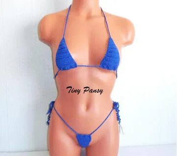 Crochet Thong Bikini Etsy Free Porn