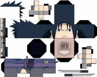 Naruto Sasuke Papercraft