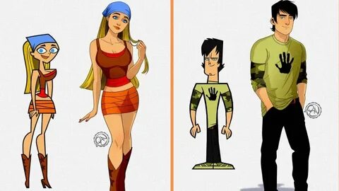 Artist Redraws Total Drama Island Characters In A More Reali