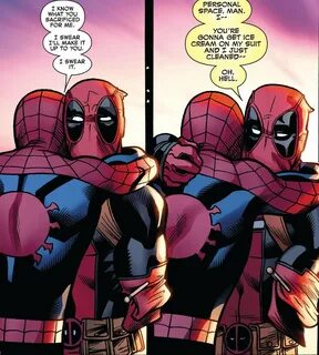 Spidey and Deadpool Broship