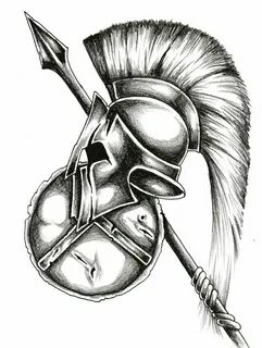 Spartan Warrior Tattoo Design Shared by Cameron Buford Спарт
