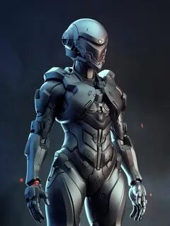 Halo 5 in 6 days, Pavel Kondratenko Armor concept, Robot con