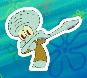 Squidward Dabbing Aesthetic 9 Images - Ftestickers Squidward