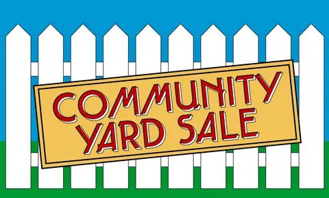 Yard Sale Clipart Community Wide and other clipart images on