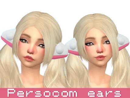 Persocom Ears by Saruin at TSR " Sims 4 Updates