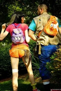 post-apocalyptic Diego and Dora The Explorer Halloween outfi
