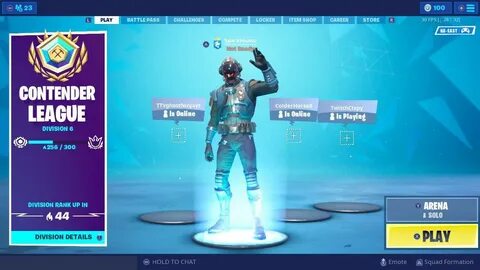 Current points in arena Fortnite: Battle Royale Armory Amino