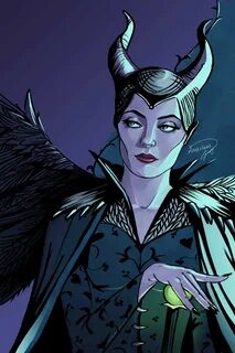 Elena Vitkovska - Maleficent fanart