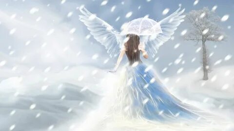 snow angel Angel wallpaper, Unicorn photos, Fairy background