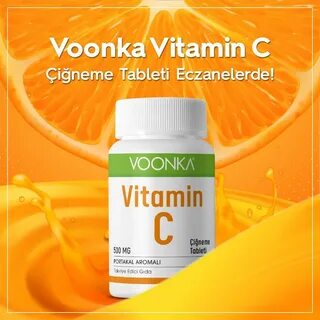 Voonka в Твиттере: "Voonka ® Vitamin C Çiğneme Tableti, 62 ç