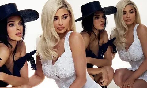 Kylie and Kendall Jenner pose together for racy photo shoot 