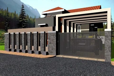 Modern Masonry Fence Designs * Fence Ideas Site