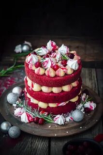 Red Velvet Christmas Cake With CSR Sugar Новогодние десерты,